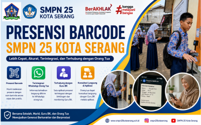SMPN 25 Kota Serang Terapkan Presensi Barcode Terintegrasi dengan WhatsApp Orang Tua